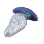 7.9" (20 cm) Mutated Horror Silicone Plug – Alien Texture Fantasy Toy with Wide Safety Base