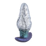 7.9" (20 cm) Mutated Horror Silicone Plug – Alien Texture Fantasy Toy with Wide Safety Base
