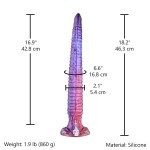 Elder Wyrm Silicone Dildo – 18.2" Deep Insertion Tentacle with Bone Base