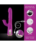 Hismith Conner Vibrating Telescopic Vibrator Vagina Clitoris Stimulation Dildo Massager Hismith Conner Vibrating Telescopic Vibrator Vagina Clitoris Stimulation Dildo Massager