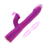 Hismith Conner Vibrating Telescopic Vibrator Vagina Clitoris Stimulation Dildo Massager