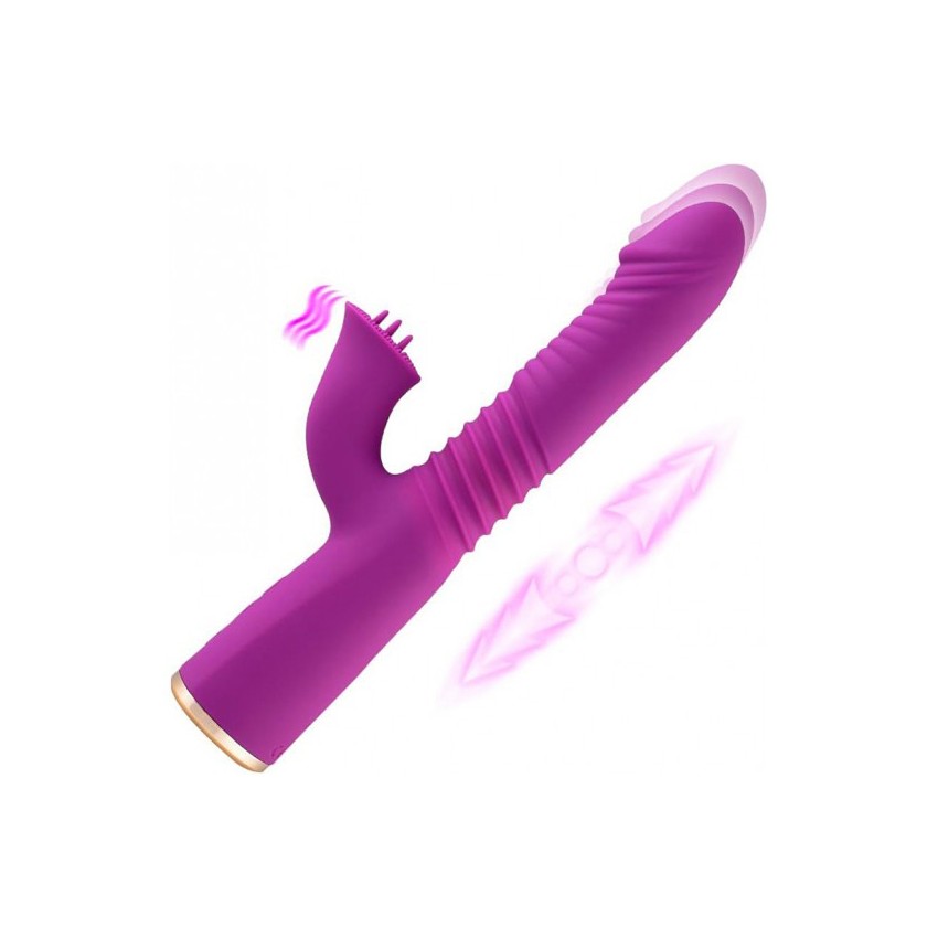 Hismith Conner Vibrating Telescopic Vibrator Vagina Clitoris Stimulation Dildo Massager Hismith Conner Vibrating Telescopic Vibrator Vagina Clitoris Stimulation Dildo Massager