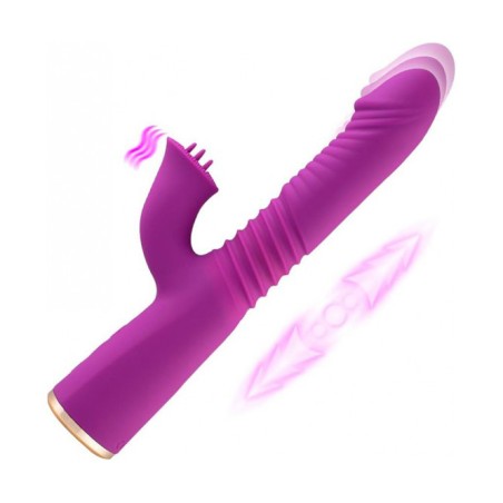 Hismith Conner Vibrating Telescopic Vibrator Vagina Clitoris Stimulation Dildo Massager
