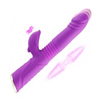 Dildo Telescopic Vibrator Waterproof Magnetic Charge Sex Toys for Couples