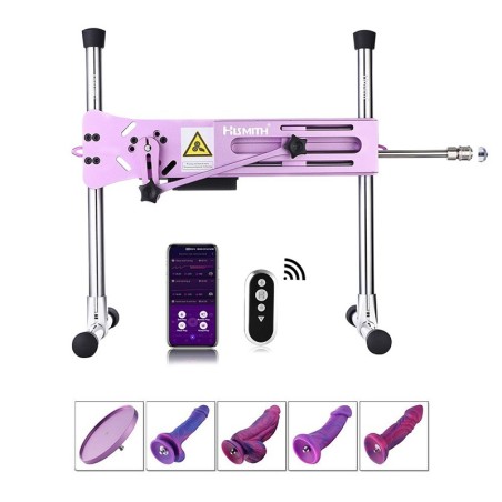Hismith Noble Purple||Sex Machine Bundle with 4 Fantasy Dildos