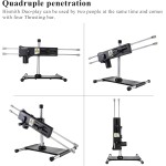 Hismith QuadraLux, APP Controlled Quadruple Penetration Sex Machine with Two Silicone Dildos, Perfect for Double Penetration