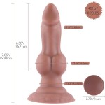 Hismith 19.94 cm (7.85") Dual-Density Ultra Silicone Dildo, 16.71 cm (6.58") Insertable, KlicLok System Hismith 19.94 cm (7.85") Dual-Density Ultra Silicone Dildo, 16.71 cm (6.58") Insertable, KlicLok System