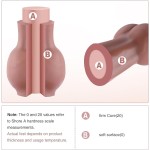Hismith 19.94 cm (7.85") Dual-Density Ultra Silicone Dildo, 16.71 cm (6.58") Insertable, KlicLok System Hismith 19.94 cm (7.85") Dual-Density Ultra Silicone Dildo, 16.71 cm (6.58") Insertable, KlicLok System
