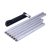 Modular Upright Rod Set for Hismith Sex Machine (6 Support Rods + 1 Machine Body Extension Rod)