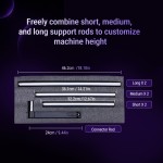 Modular Upright Rod Set for Hismith Sex Machine (6 Support Rods + 1 Machine Body Extension Rod)