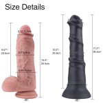 Hismith Lube Launcher Sets||App & Remote Controlled 200ml Squirting System with KlicLok Dildos