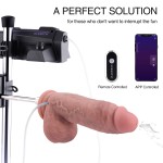 Hismith Lube Launcher Sets||App & Remote Controlled 200ml Squirting System with KlicLok Dildos