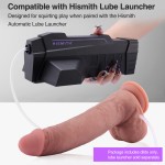 Hismith 25.5 cm (10") Dual-Density Squirting Silicone Dildo||9" Insertable, Compatible with Hismith Lube Launcher