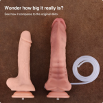 Hismith 25.6 cm (10") Dual-Density Squirting Silicone Dildo||Muscular Torso Design, 22.1 cm (8.7") Insertable Hismith 25.6 cm (10") Dual-Density Squirting Silicone Dildo||Muscular Torso Design, 22.1 cm (8.7") Insertable