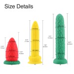 Hismith 3-Piece Fruit and Vegetable Silicone Dildo Set Hismith 3-Piece Fruit and Vegetable Silicone Dildo Set