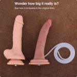 Hismith 20.18 cm (7.94 in) Slim Curved Squirting Silicone Dildo||17.37 cm (6.84 in) Insertable Beginner