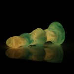 Hismith 23.5 cm (9.98 in) Glow-in-the-Dark Fantasy Squirting Silicone Dildo||21.4 cm (8.4 in) Insertable Textured Hismith 23.5 cm (9.98 in) Glow-in-the-Dark Fantasy Squirting Silicone Dildo||21.4 cm (8.4 in) Insertable Textured
