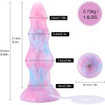 Hismith 23.5 cm (9.98 in) Glow-in-the-Dark Fantasy Squirting Silicone Dildo||21.4 cm (8.4 in) Insertable Textured Hismith 23.5 cm (9.98 in) Glow-in-the-Dark Fantasy Squirting Silicone Dildo||21.4 cm (8.4 in) Insertable Textured