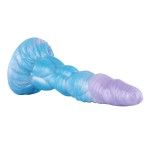 20.3 cm (7.9 in) Luminous Kiss, Fantasy Glow-in-the-Dark Dildo with Raised Ridges and Textured Bubbles, KlicLok Dildo 20.3 cm (7.9 in) Luminous Kiss, Fantasy Glow-in-the-Dark Dildo with Raised Ridges and Textured Bubbles, KlicLok Dildo