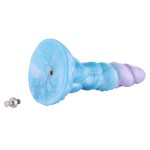 20.3 cm (7.9 in) Luminous Kiss, Fantasy Glow-in-the-Dark Dildo with Raised Ridges and Textured Bubbles, KlicLok Dildo 20.3 cm (7.9 in) Luminous Kiss, Fantasy Glow-in-the-Dark Dildo with Raised Ridges and Textured Bubbles, KlicLok Dildo
