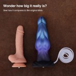 Hismith 25.1 cm (9.89 in) Fantasy Squirting Silicone Dildo||20.8 cm (8.2 in) Insertable Textured
