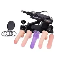 Auxfun Sex Machine Bundles with 5 Small Dildos