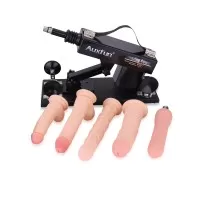 Auxfun Sex Machine Bundles with 5 classic Dildos