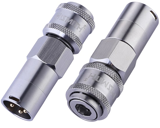 3XLR to Kliclok adapter