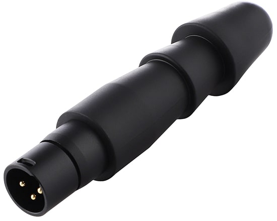 3XLR to Vac-u-lock adapter