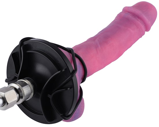 Kliclok suction cup adapter with rubber bands